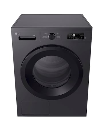 LG Series 2 ThinQ? RHX1009NMK 9 kg Heat Pump Tumble Dryer - Grey - A+++ -6% (B)