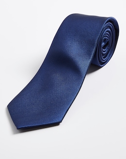 Navy Plain Tie