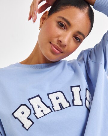 Paris Sweatshirt With Check Pyjama Trouser
