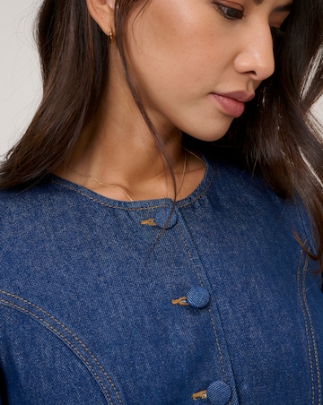 Nobody's Child Denim Shift Mini Dress