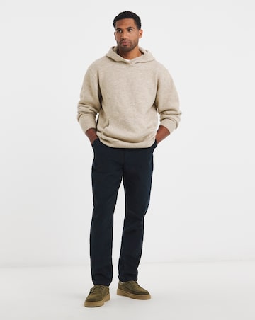 Relaxed Fit Soft Touch Knitted Hoodie