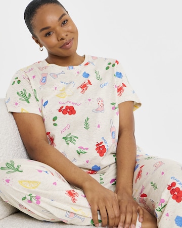 Pretty Secrets Value Pyjama Set Food Print