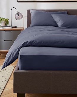 Pure Cotton 200 Thread Count 30cm Fitted Sheet