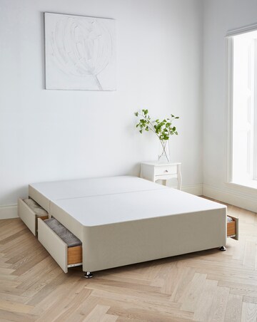 Silentnight 1000 Pocket Pillowtop Memory Divan Set with 4 Drawers