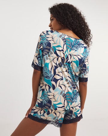 Luxurious Viscose Built In Support Pyjama Shortie Set