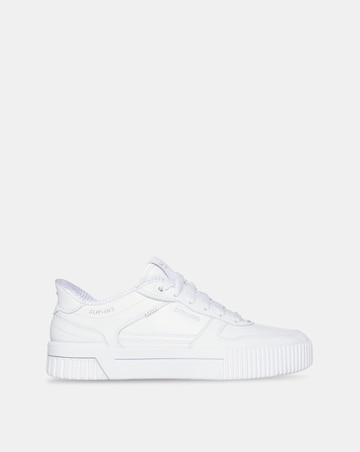 Skechers White Jade Put It In Neutral Slip-In Trainers - Standard Fit (D)