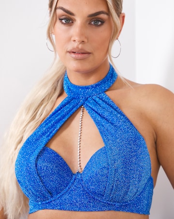 Ann Summers La Isla Bonita Underwired Bikini Top Cobalt
