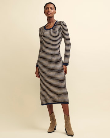 Nobody's Child Textured Midi Dress