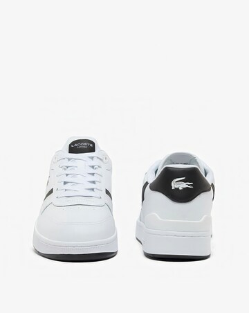 Lacoste T-Clip Set Leather Trainer - White/Black