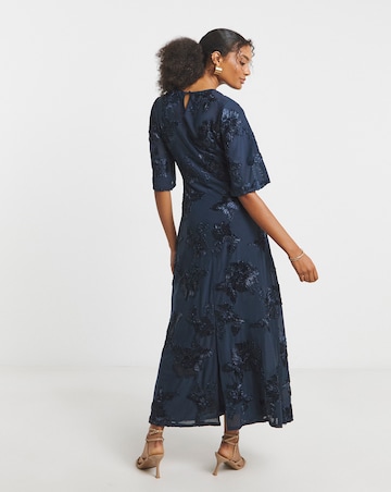 Joanna Hope MAGISCULPT Textured Mesh Dress