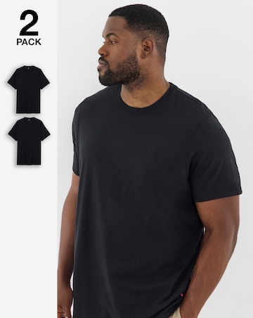 Levi's 2 Pack Lounge T-Shirt - Black