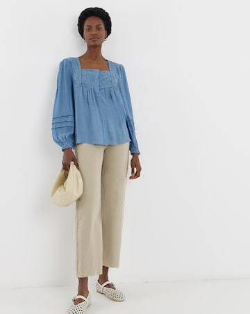 Square Neck Prairie Blouse
