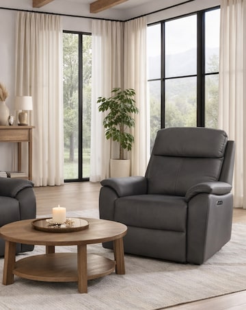 Aspire Kingsmere Leather Power Recliner Armchair