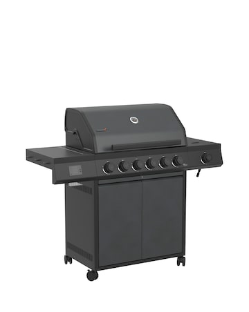 Charles Bentley Ottimo Origin Pro 455 6 Burner Gas Barbecue with Side Burner