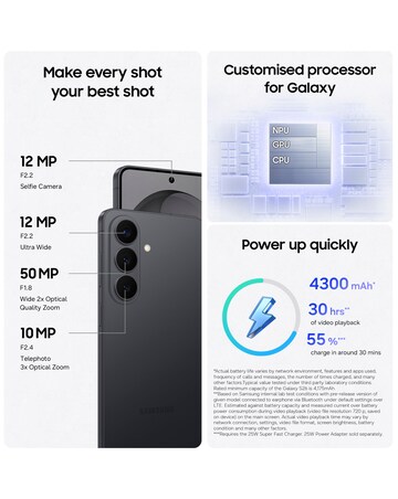 Samsung Galaxy S26 512GB - Black