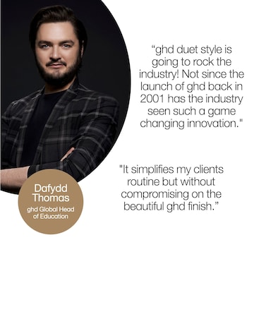 GHD Duet 2 in 1 Hot Air Styler in White