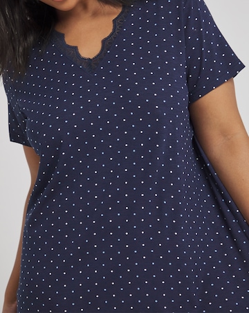 Pretty Secrets Cool Stretch Lace Midi Nightie