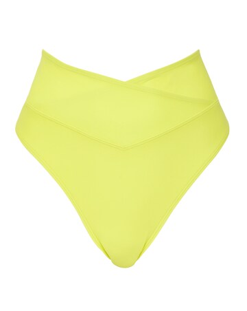 Figleaves RENE High Waist High Leg Wrap Bikini Brief