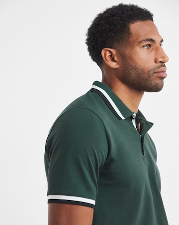 Tipped Pique Polo Long