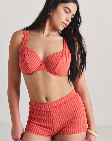 Magisculpt Gingham Firm Control Bikini Shorts