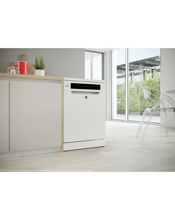 Hoover H-Dish 500 HF4B7F0W-80 14 Place Full Size WiFi Dishwasher White Install
