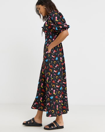 Twisted Wunder Western Midaxi Dress