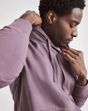 Union Relaxed Hooded Sweatshirt - Plum