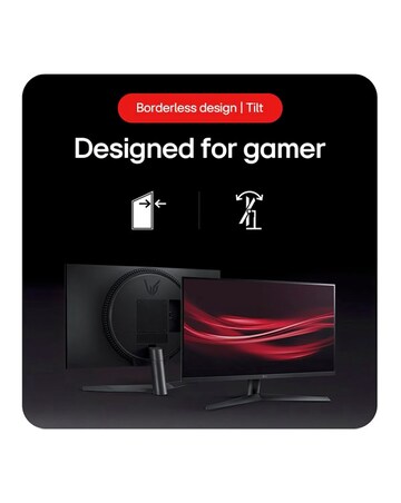 LG UltraGear 27GS60F-B.AEK 27in 180Hz Full HD Rapid IPS LCD Gaming Monitor