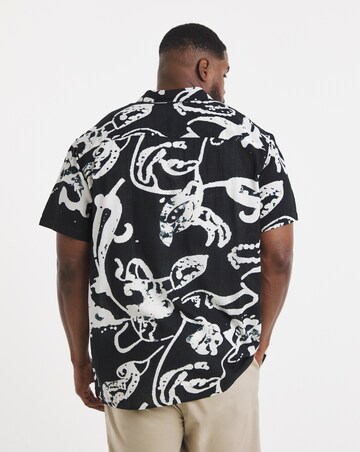 Jack & Jones Montauk Printed Shirt - Black