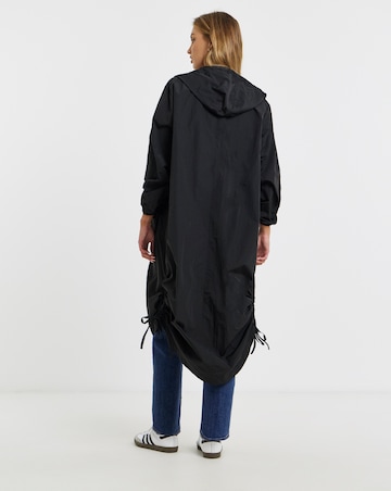 Simply Be Black Utility Parachute Jacket