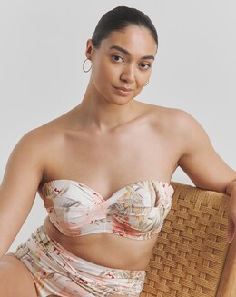 MAGISCULPT Twist Front Bandeau Underwired Bikini Top