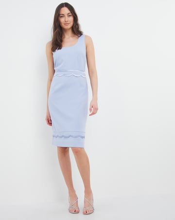 Joanna Hope Scallop Dress & Jacket