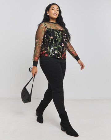 Joe Browns Beautiful Embroidered Top with Cami