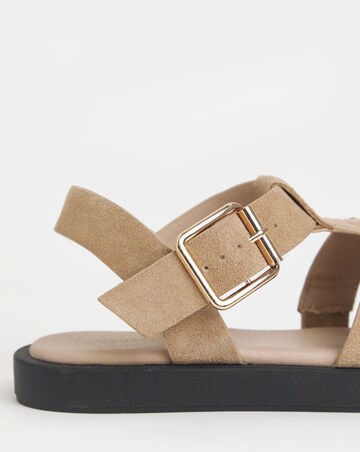 Duffy Leather Fisherman Comfort Sandals - Extra Wide Fit (EEE)