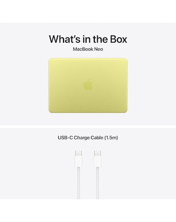 Apple MacBook Neo (A18, 2026) 13in 6-core CPU 5-core GPU 8GB 512GB - Citrus