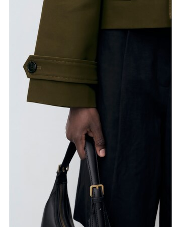 Mango Cropped Trenchcoat