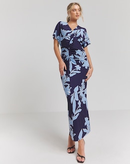 Joanna Hope Twist Front Jersey Dress