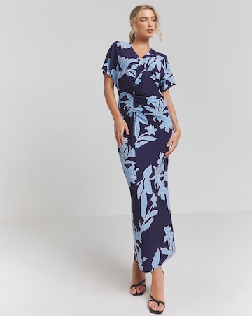 Joanna Hope Twist Front Jersey Dress