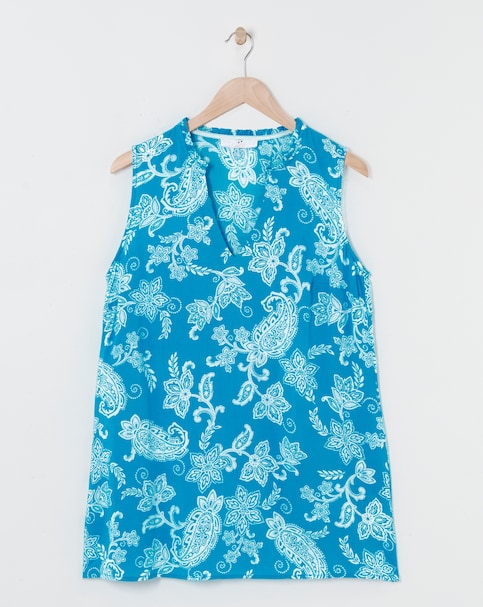 Julipa Sleeveless Ruffle Blouse