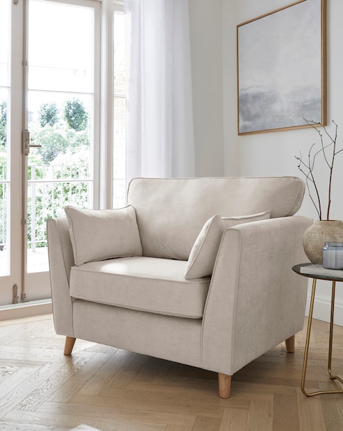 McKenzie Chenille Snuggle Chair