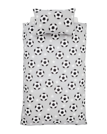 Catherine Lansfield Brushed Football Stars Duvet Cover Set