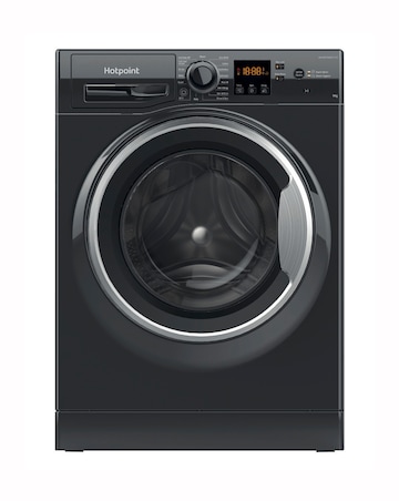 Hotpoint Anti-Stain NSWM 946 BS UK 9kg, 1400rpm Washing Machine - Black