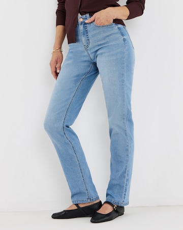 24/7 Light Blue Straight Leg Jeans