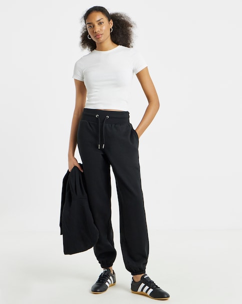 Black Core Oversized Joggers