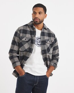 Dickies Sacramento Shirt Flannel Shirt - Grey