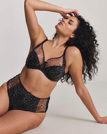 Pretty Secrets (2 Pack) Hannah Heart & Animal Print Full Brief Knickers