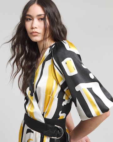 Joanna Hope Wrap Belt Dress