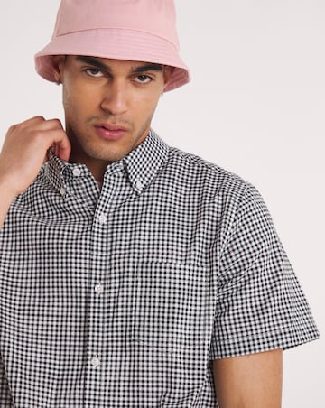 Short Sleeve Gingham Shirt