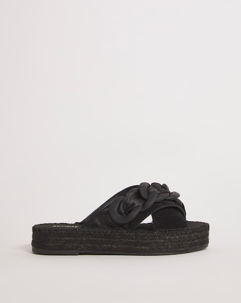 Flatform Espadrille Sandals Wide