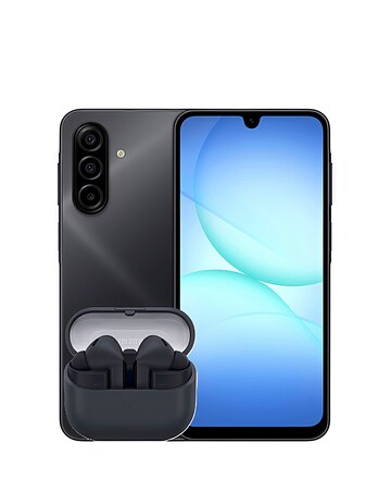 Samsung Galaxy A17 128GB 4G - Black and Buds3 FE - Black Bundle